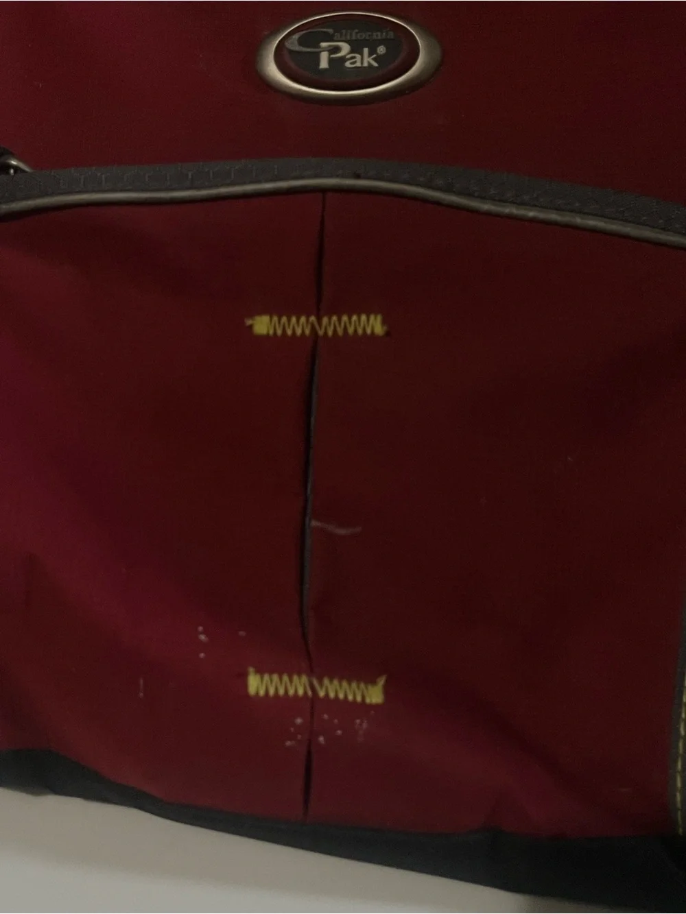 Unisex Red and Gray Travel Duffel Bag - Versatile Shoulder Carry